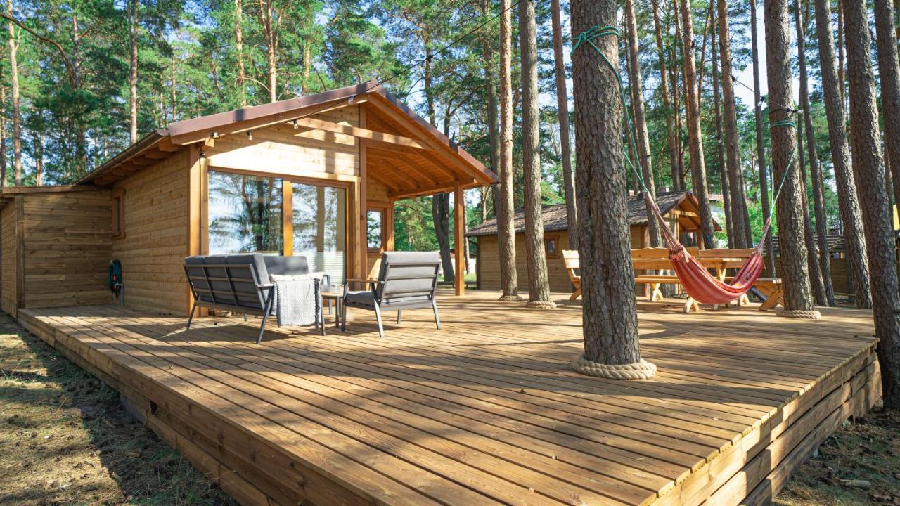 Sloneczny Domek Borsk Nr 2 I 15 - Nad Samym Jeziorem W Pierwszej Linii Екстериор снимка